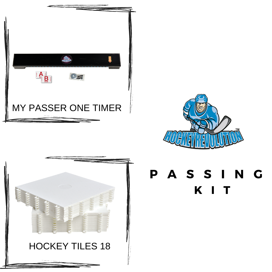 PASSING KIT- HOCKEY TILES 18 + MY PASSER ONE TIMER