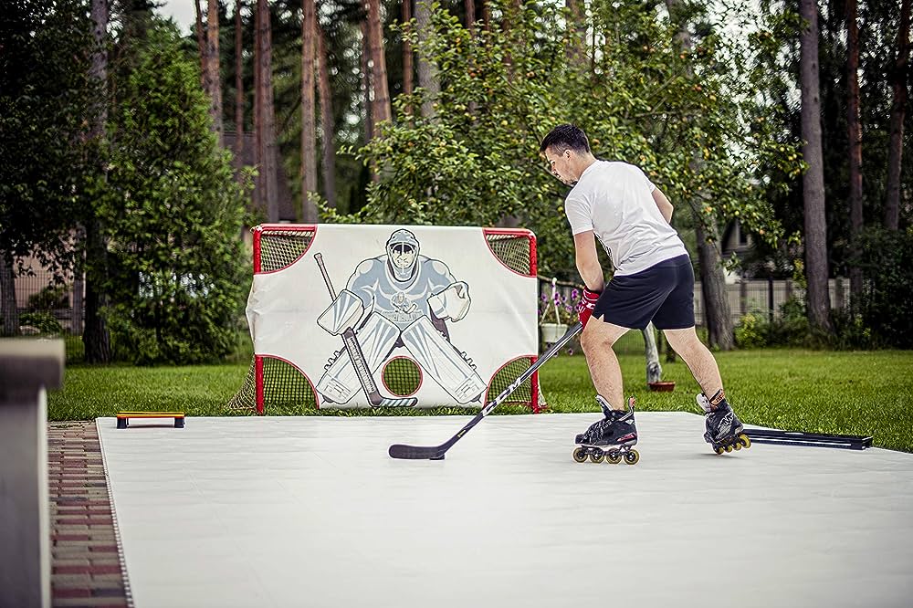 MY GOALIE TARGET - Hockey Goalie Tarp fits all full sized hockey goals